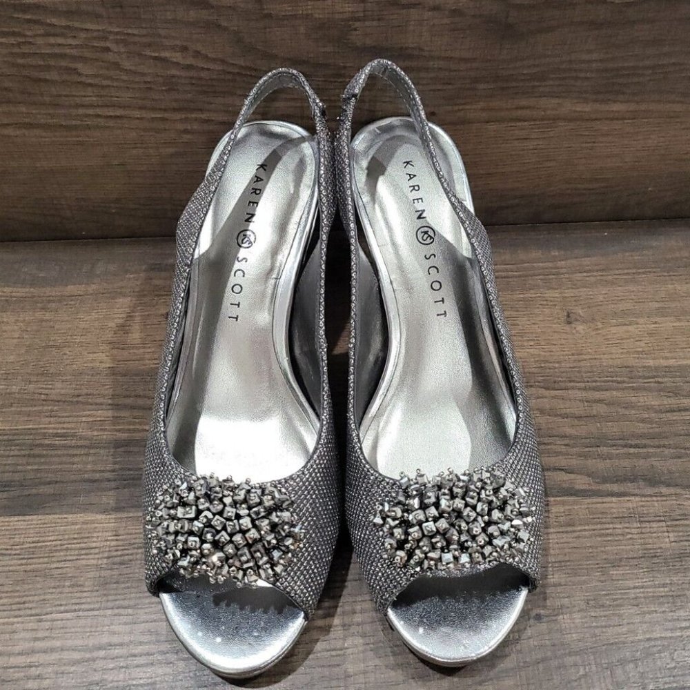 Karen Scott Women's Breena Slingback Peep-Toe Pumps